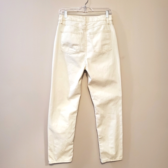 House of Harlow 1960 (Revolve) White Fly Button Jeans - Size 27 - Picture 6 of 7